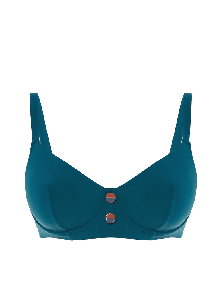 Underwired bikini top - Mystery blue