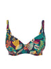 Underwired bikini top - Seaside Blue Print