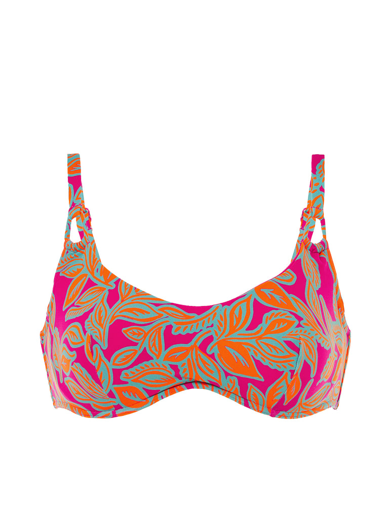 Underwired brassière - Menara Pink Print