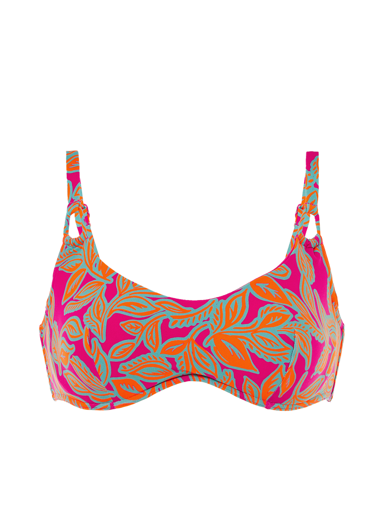 Underwired brassière - Menara Pink Print