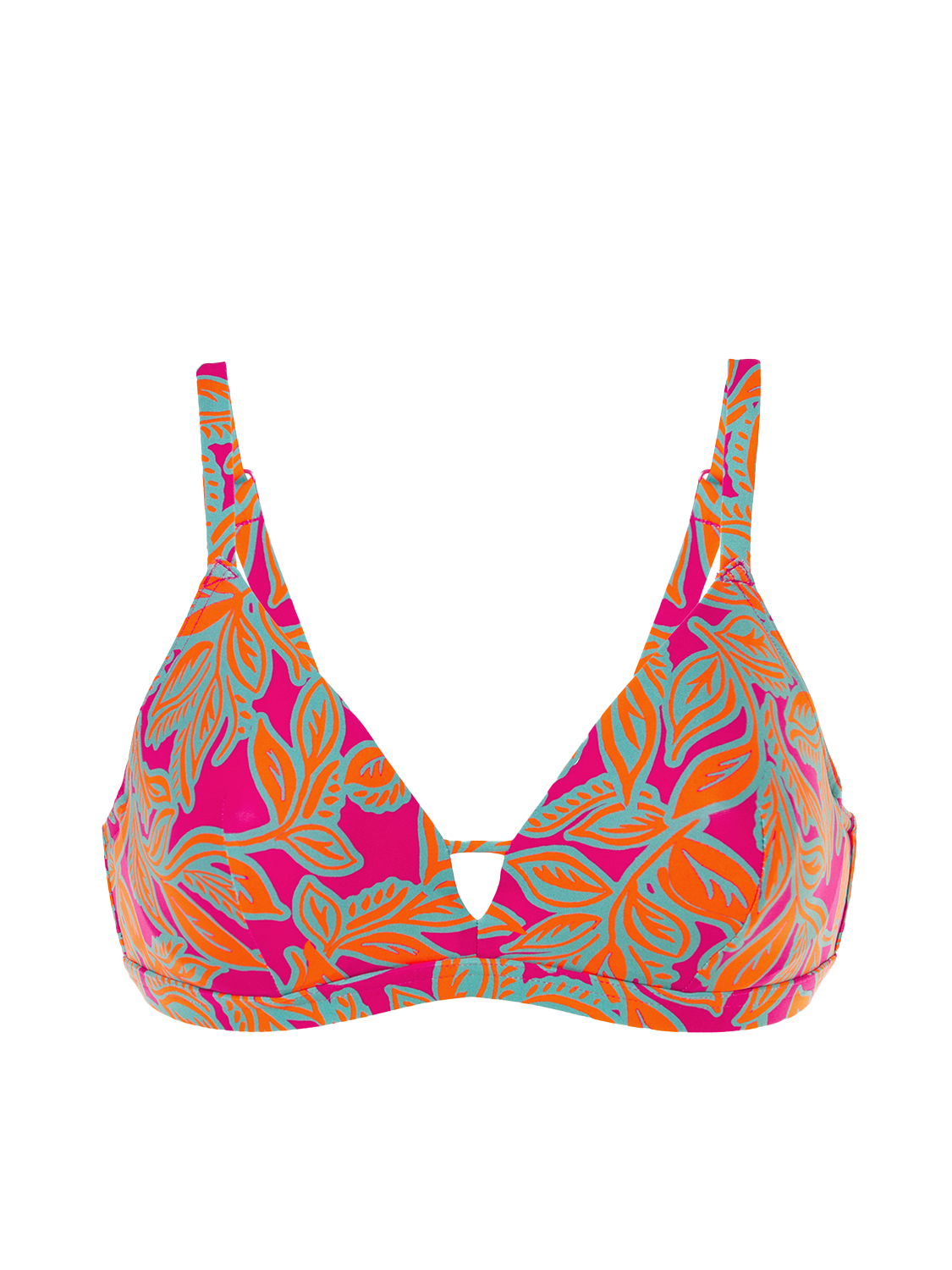 Underwired bikini triangle - Menara Pink Print