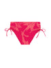 High-waist bikini brief - Bright Rose Print