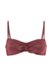 Wireless strapless bra - Lurex Dark Purple