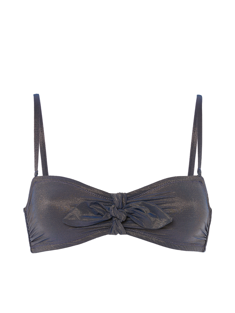 Wireless strapless bra - Lurex Midnight