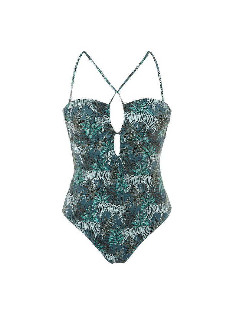 Wireless One-Piece - Jungle Night Print