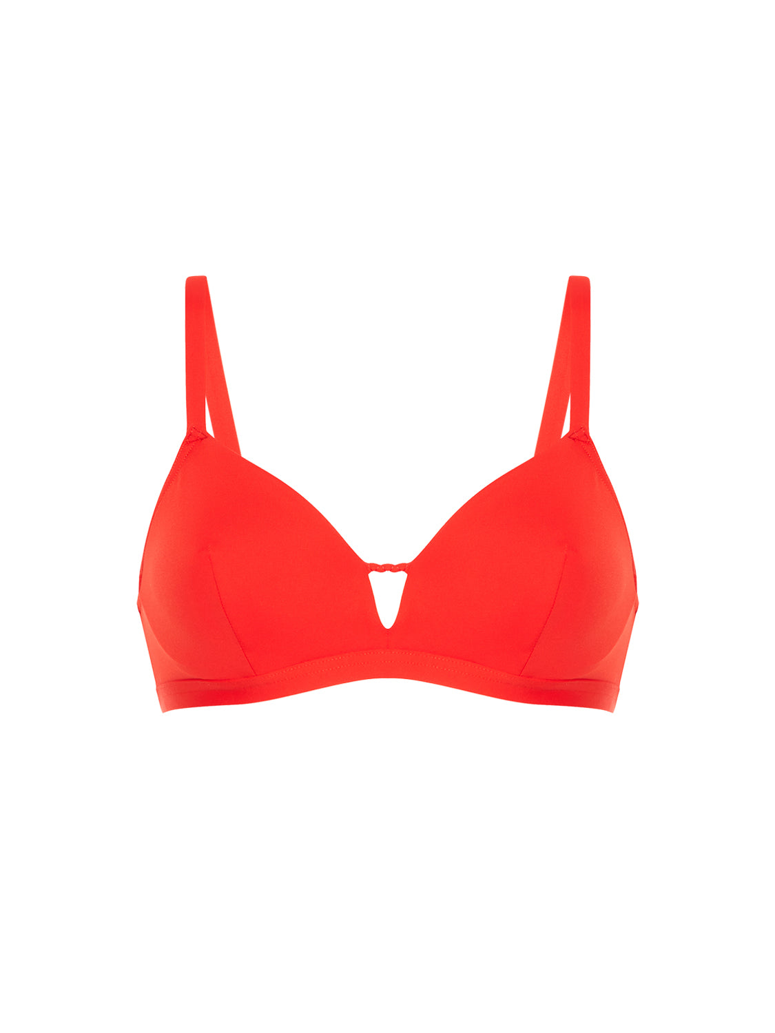 Underwired bikini triangle - Pomegranate