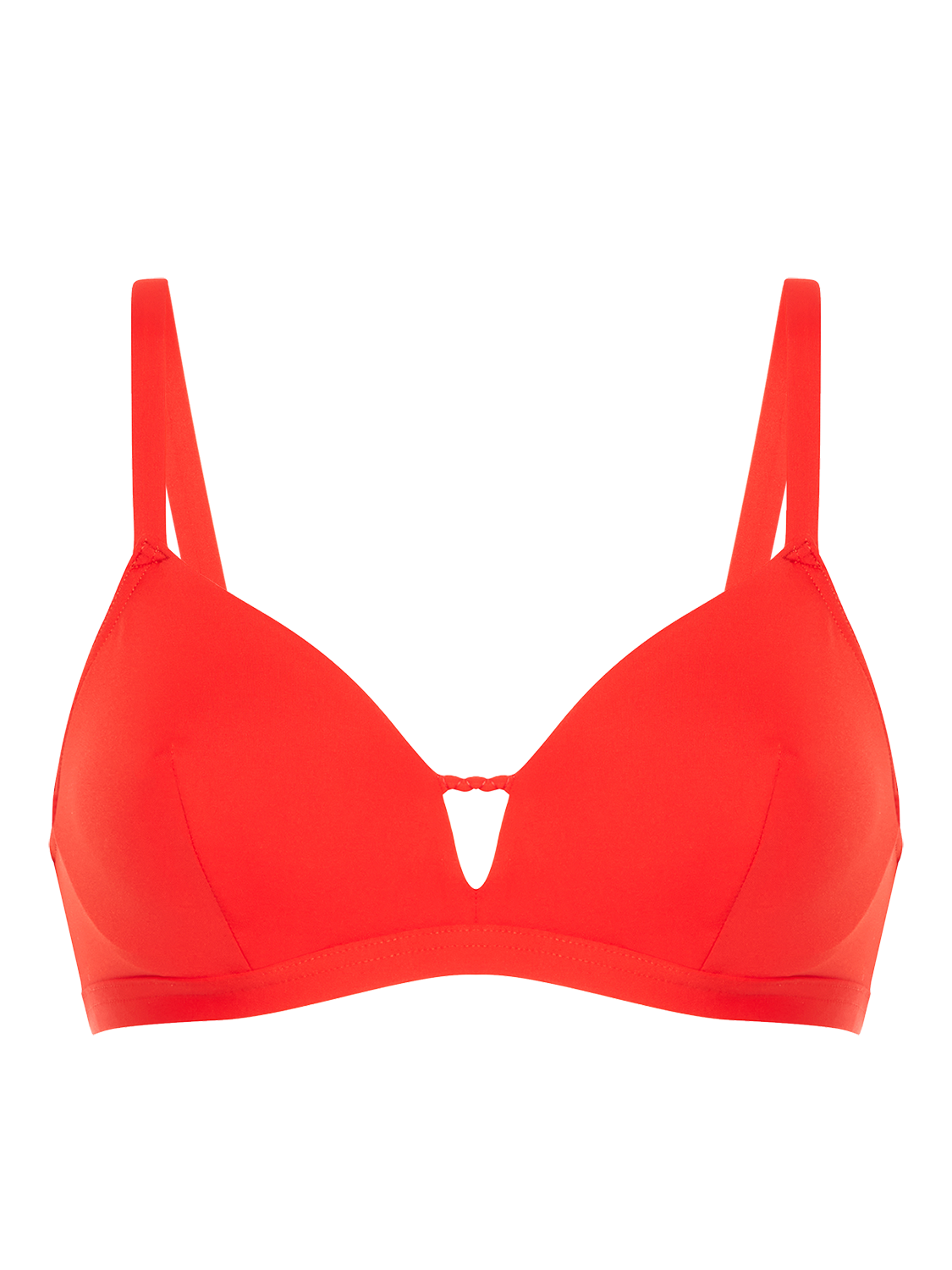 Underwired bikini triangle - Pomegranate