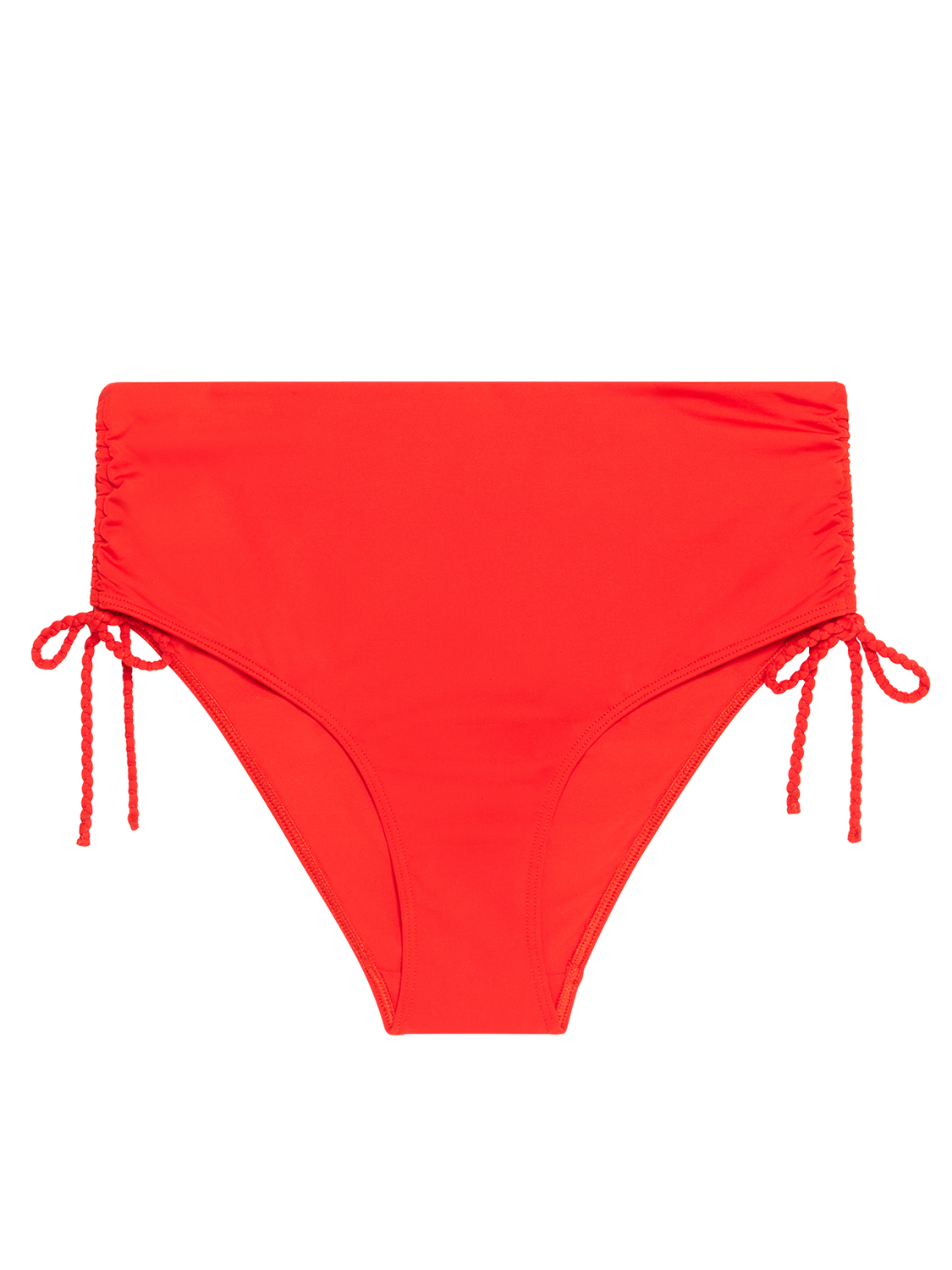 High-waist bikini brief - Pomegranate