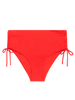 High-waist bikini brief - Pomegranate