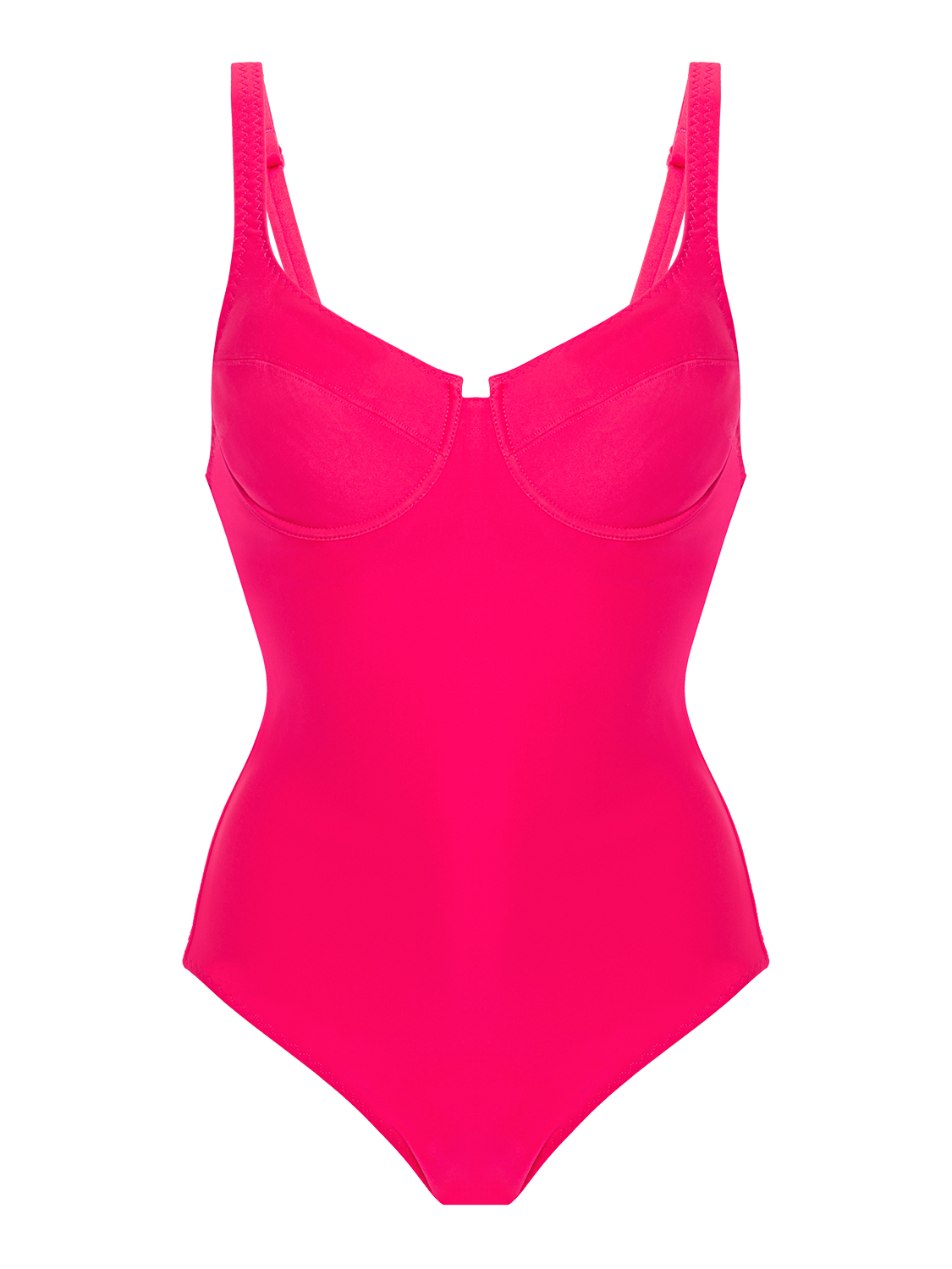 Underwired one-piece swimsuit - Lipstick