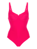 Underwired one-piece swimsuit - Lipstick