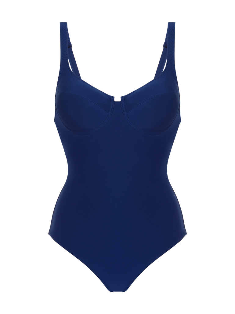 Underwired one-piece swimsuit - Midnight