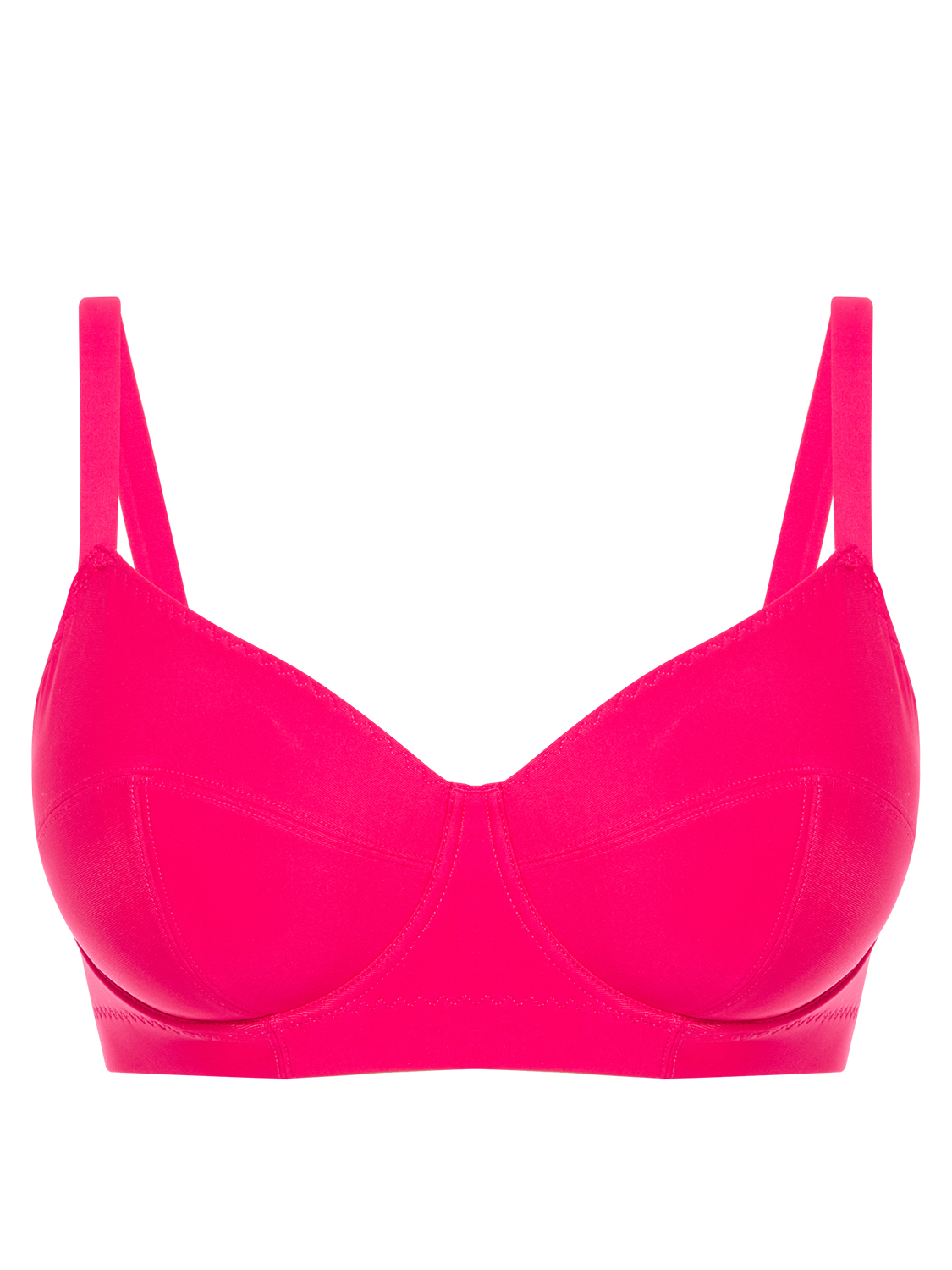 Underwired bikini top - Lipstick