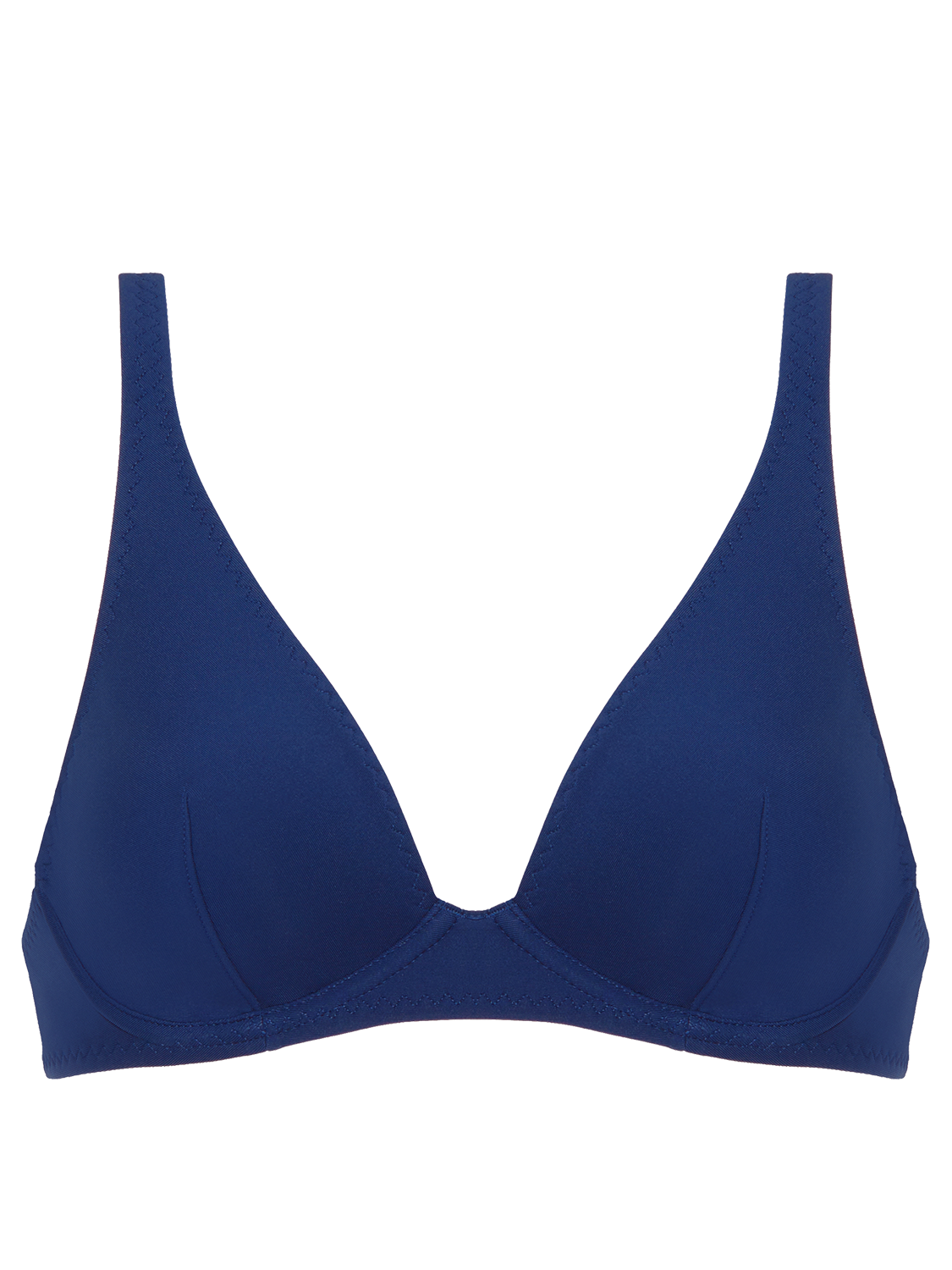 Underwired triangle bikini bra - Midnight