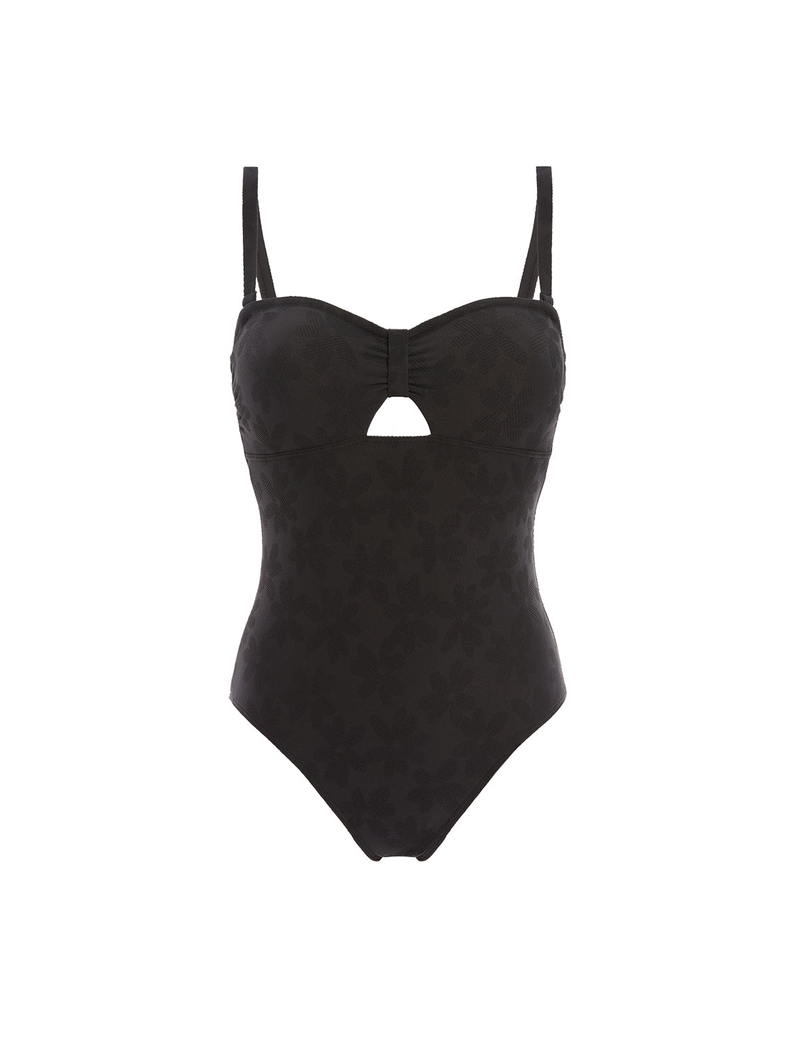 Wireless bandeau one-piece - Black
