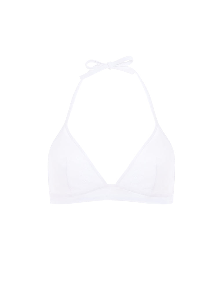 Wireless bikini triangle - White