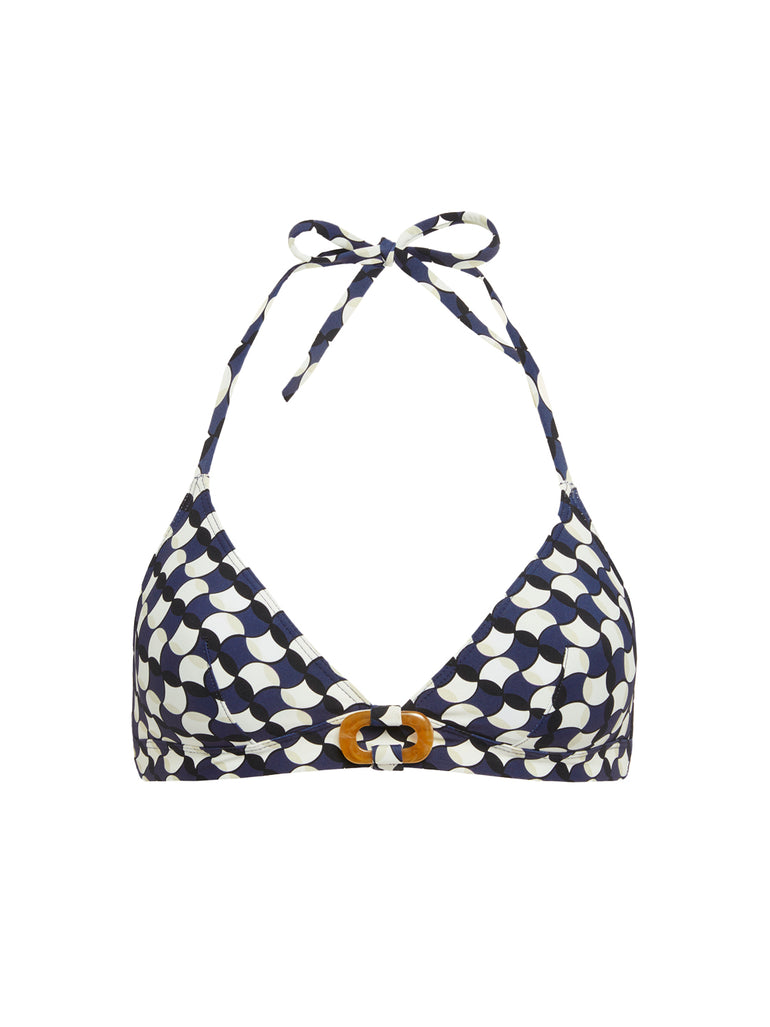 Wireless bikini triangle - Sailing print