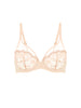 Plunging underwired bra - Chic Beige