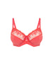 Full cup support bra - Coralia Red