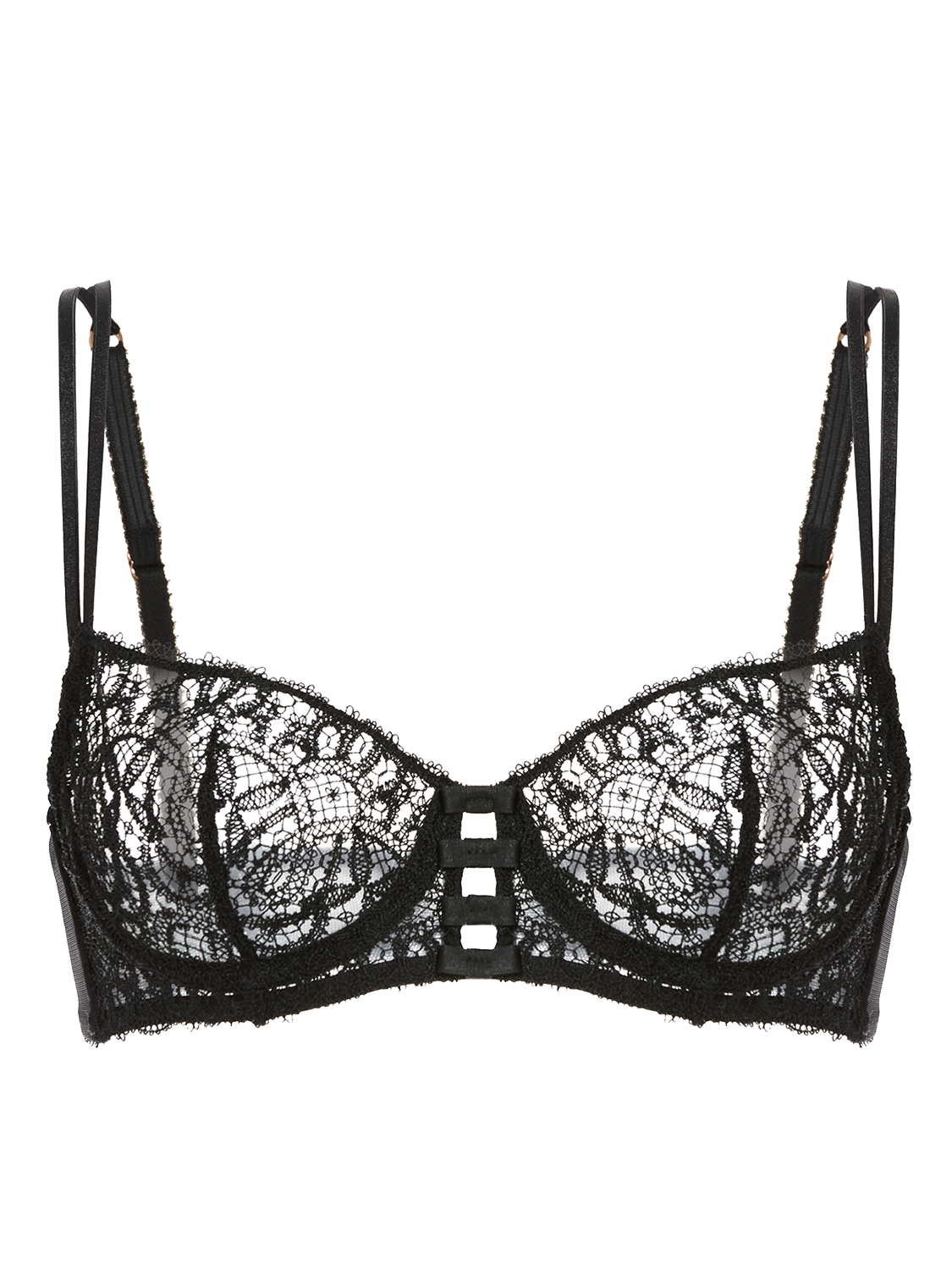 Half cup bra - Black