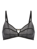 Soft cup triangle bra - Black