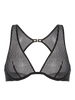 Underwired triangle bra - Black