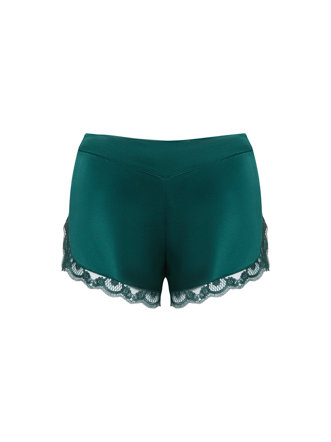 Night short - Emerald green