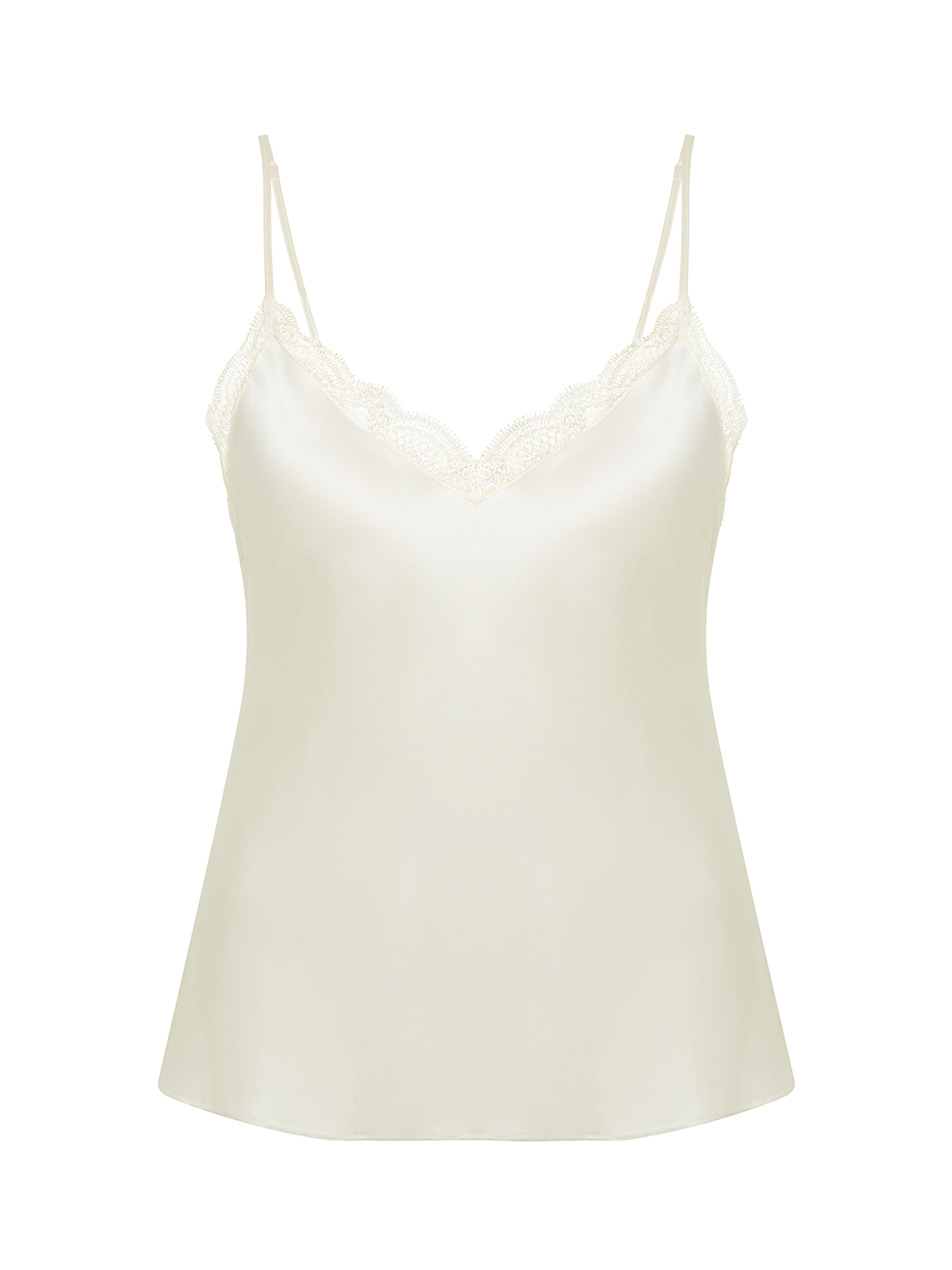 Top with embroidery - Natural