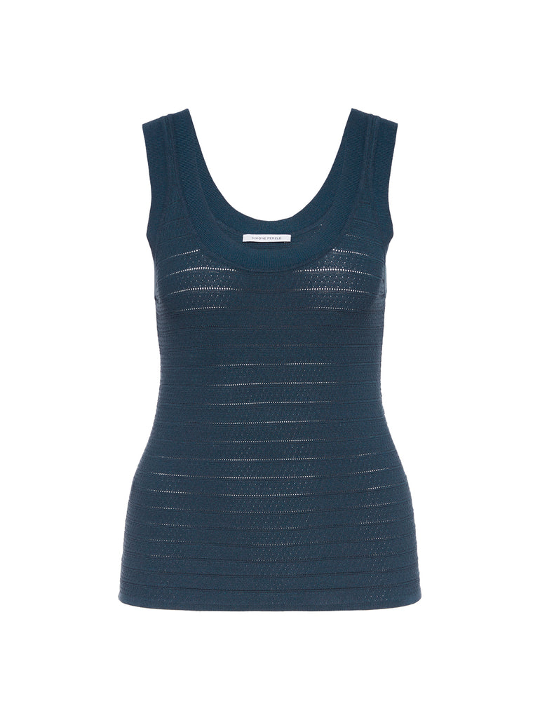 Top - Petrol blue