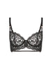 Half cup bra - Black