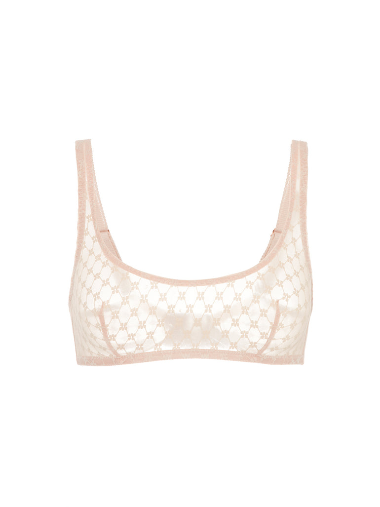 Soft cup triangle bra - Peau rosée