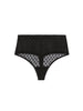 High waist shaper thong - Black