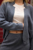 Cardigan - Mottled grey