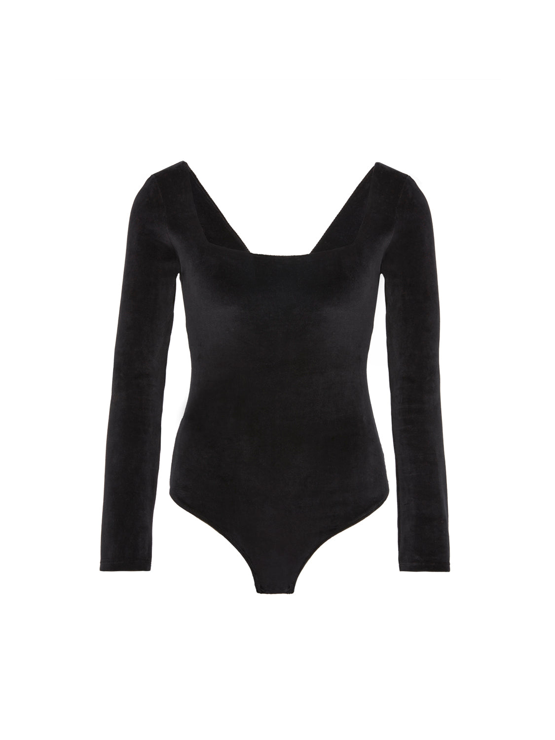 Square-neck Bodysuit – Black