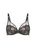 Plunging underwired bra - Black