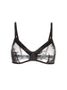 Soft cup triangle bra - Black