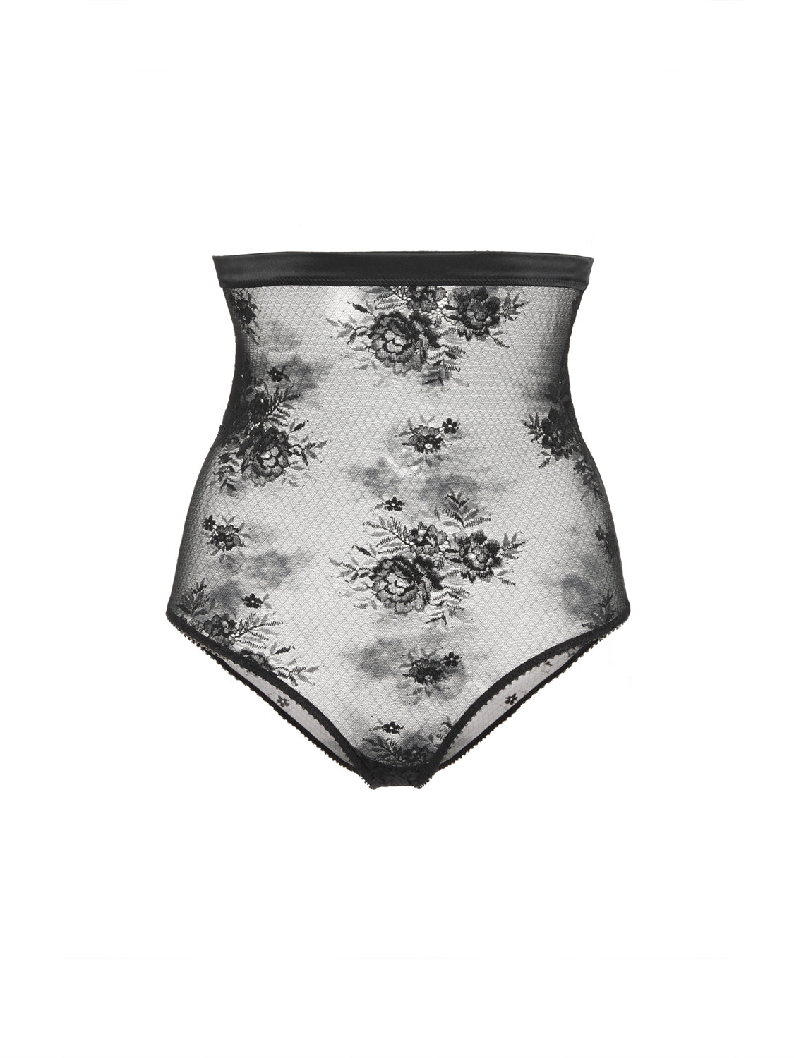 High-waist retro brief - Black