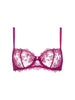 Half cup support bra - Desire Pink
