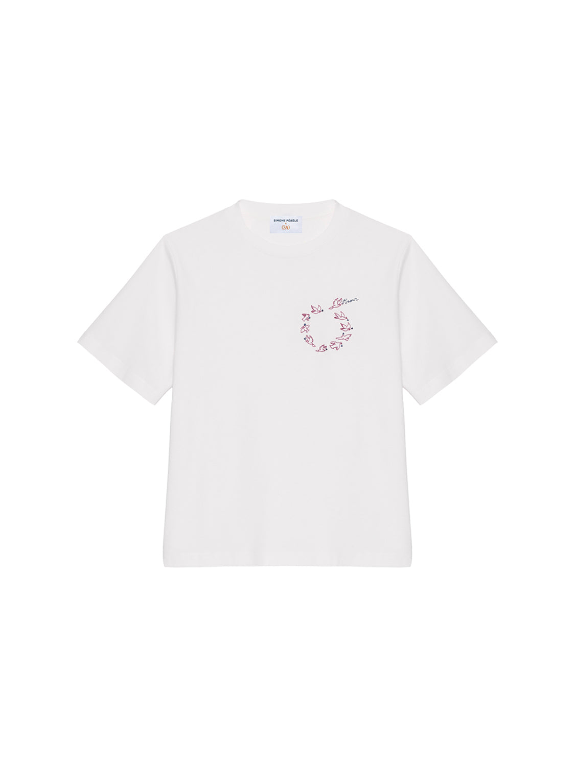 White Short Sleeve Top - CSAO x Simone Pérèle