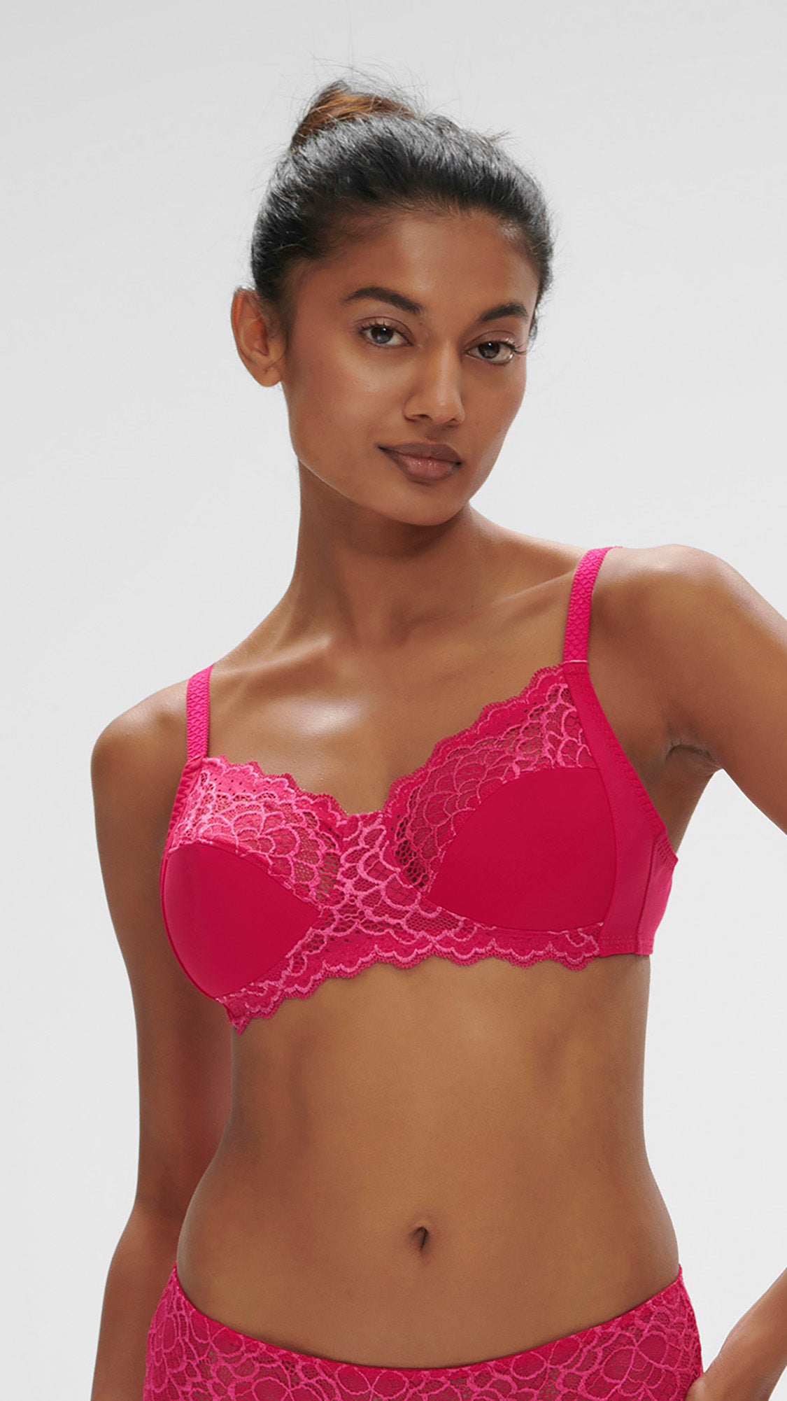 Structured wireless bra - Teaberry Pink– Simone Pérèle UK