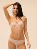 Non padded strapless bra, Spacer 3D - Peau rosée
