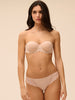 Non padded strapless bra, Spacer 3D - Peau rosée