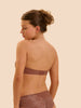 Non padded strapless bra, spacer 3D - Coco brown