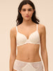 3D plunge bra - Natural