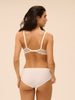 3D plunge bra - Natural
