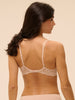3D plunge bra - Peau rosée