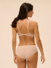 3D plunge bra - Peau rosée