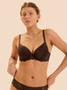 Spacer plunge bra - Cocoa