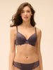 Spacer plunge bra - Graphite Grey