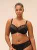 Full cup support bra - Black
